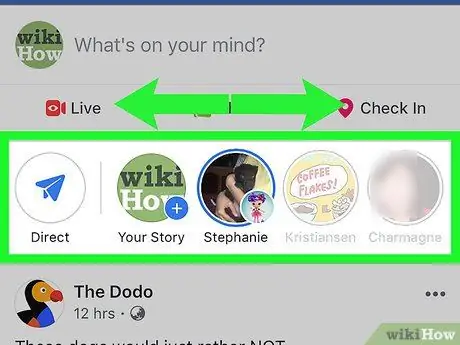 Gebruik Facebook Stories op iPhone of iPad Stap 13