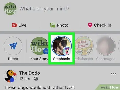 Použite príbehy z Facebooku na zariadení iPhone alebo iPad, krok 14