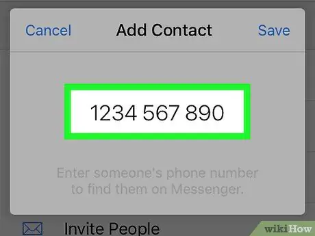 Afegir amics i contactes a Facebook Messenger Pas 10