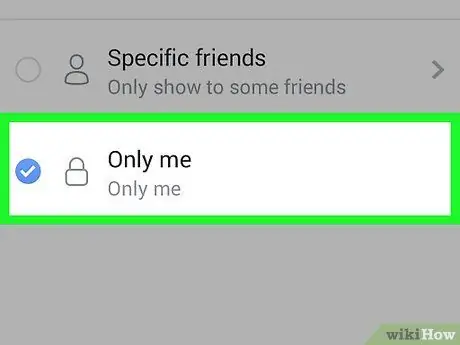 ทำให้รูปภาพ Facebook เป็นแบบส่วนตัวบน Android ขั้นตอนที่ 19