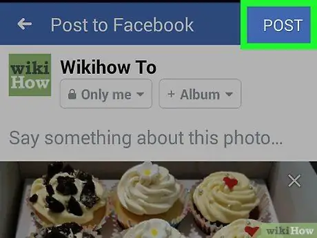 Hacer que las imágenes de Facebook sean privadas en Android Paso 20