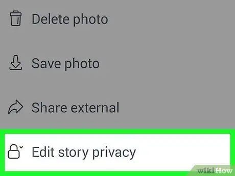 Maak Facebook -foto's privaat op Android Stap 8