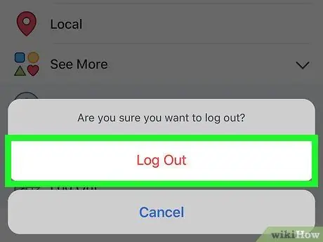 Deconectați-vă de pe Facebook Pasul 5