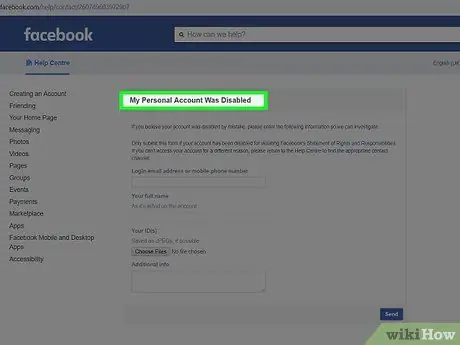 Kích hoạt lại tài khoản Facebook của bạn Bước 11