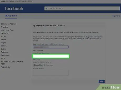 Aktifkan semula Akaun Facebook Anda Langkah 13