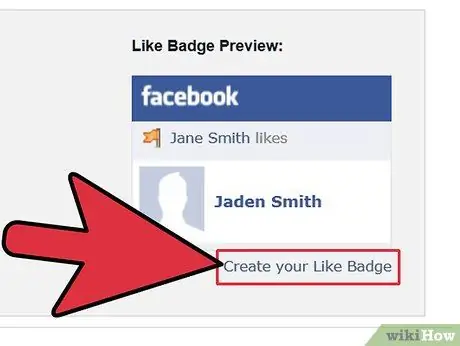 Kumuha ng isang Facebook Badge Hakbang 5