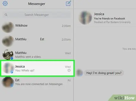 Zalijepite na Facebook Messenger Korak 14