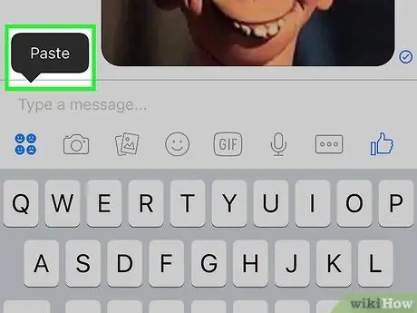 Plak op Facebook Messenger Stap 8