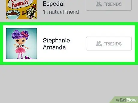 Rediger nære venner på Facebook på Android Trinn 4