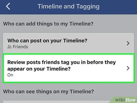 Approve Tags on Facebook Step 5