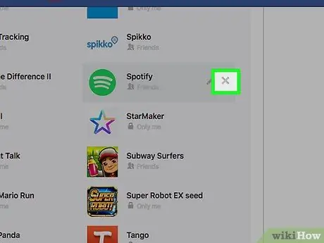 ลบ Spotify ออกจาก Facebook ขั้นตอนที่ 23