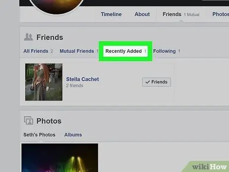 Facebookda Kiminsə Yeni Dostlarına baxın 4. Adım