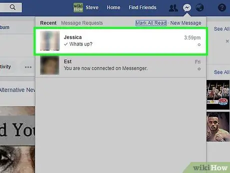 Weet of 'n boodskap op Facebook Messenger gelees is Stap 7