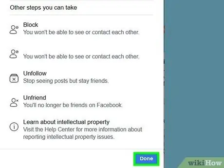 Contact opnemen met Facebook Stap 7