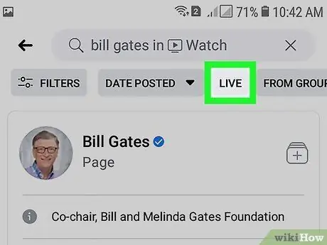 Bekijk Facebook Live Video-uitzendingen Stap 4
