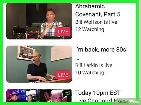 Facebook Canlı Video Yayınlarını İzleyin Adım 5