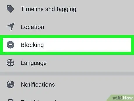 I-block ang Isang tao sa Facebook Hakbang 5