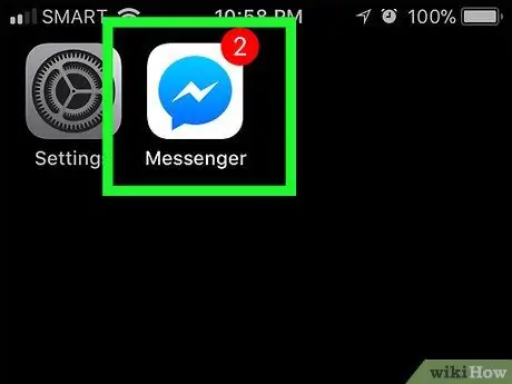 Imbas Kod QR di Facebook Messenger Langkah 1