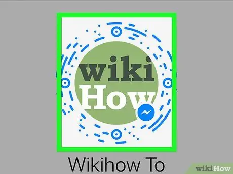 Skann en QR -kode på Facebook Messenger Trinn 3