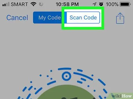 Imbas Kod QR di Facebook Messenger Langkah 4