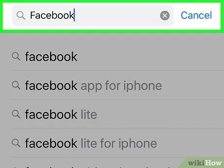 Muat turun Facebook Langkah 2