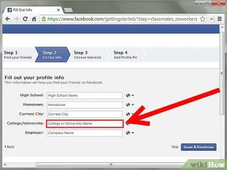 Facebook Profili Oluştur 4. Adım