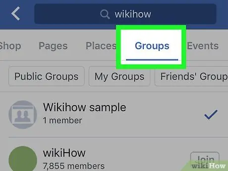 Dołącz do grup na Facebooku Krok 4