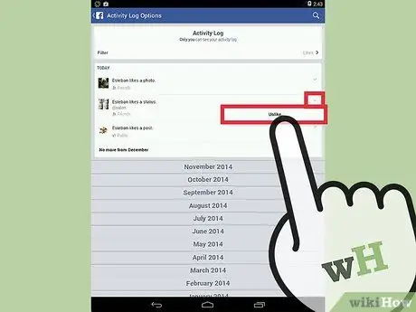 احذف الإعجابات على Facebook الخطوة 14