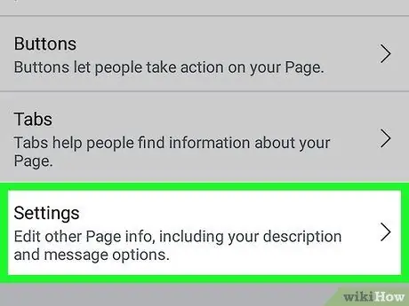 Editar el nombre de una página de Facebook en Android Paso 5