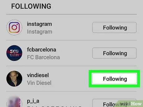 I-unfollow ang Lahat sa Instagram Hakbang 4