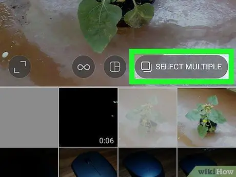 Prenesite više fotografija na Instagram na Android korak 3