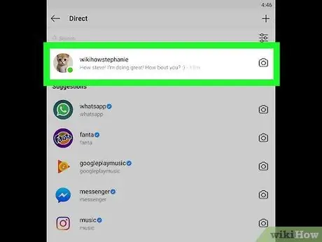 Verifique as mensagens diretas no Instagram em um computador no PC ou Mac Etapa 11