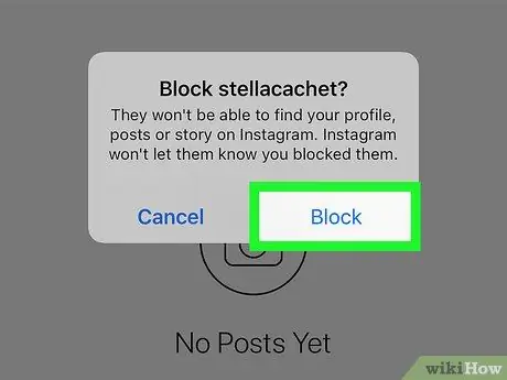 Bloquejar a la gent perquè no us etiqueti a Instagram a l'iPhone o l'iPad Pas 20