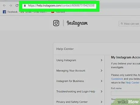 Aktifkan semula Instagram Langkah 9