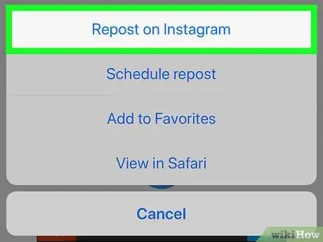 รีโพสต์บน Instagram ขั้นตอนที่ 19