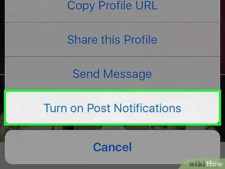 Dostávajte upozornenie, keď niekto uverejní príspevok na Instagrame, krok 6