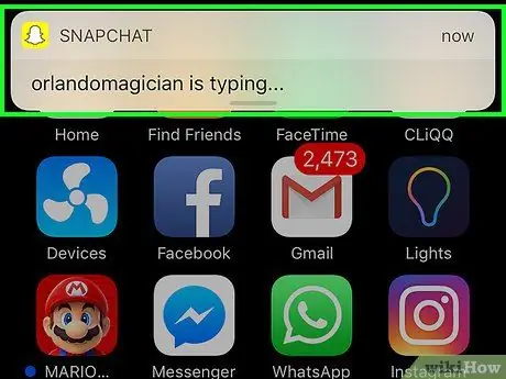 Sema ikiwa Mtu Anaandika kwenye Snapchat Hatua ya 18