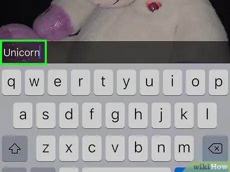 Přidejte text na Snapchat Krok 4