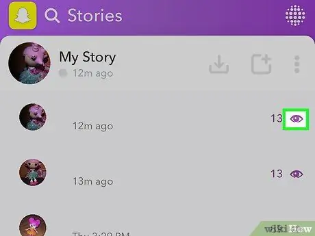 ดูว่าใครดูเรื่องราว Snapchat ของคุณ ขั้นตอนที่ 4