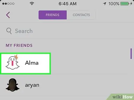 Zuia Mtu kwenye Snapchat Hatua ya 4