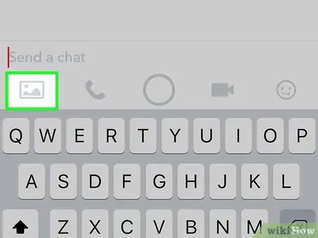 Skicka bilder i en Snapchat -konversation Steg 4