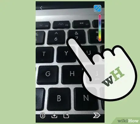 Lisavärvide leidmine Snapchati 4. sammus
