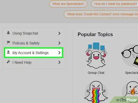 Rho tawm Snapchat Account Kauj Ruam 13