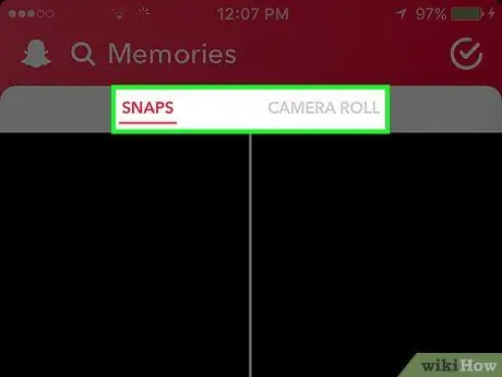 Edit Snapchat Memories Step 4