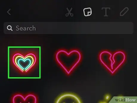 Käytä tarroja Snapchatissa vaiheessa 10