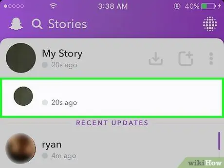 ลบ Snap บน Snapchat ขั้นตอนที่ 4