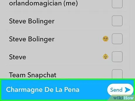 Cargar una imagen en Snapchat Paso 22