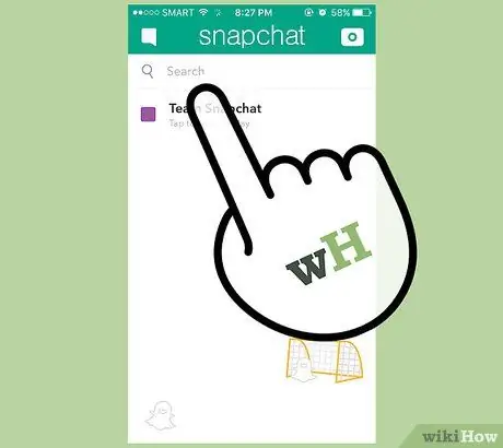 Bel vriende op Snapchat Stap 10