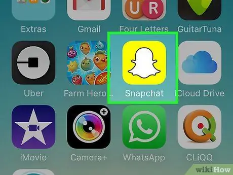 Snapchat Adım 1'de Arkadaşları Gizle