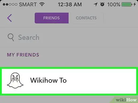 Sembunyikan Rakan di Snapchat Langkah 4